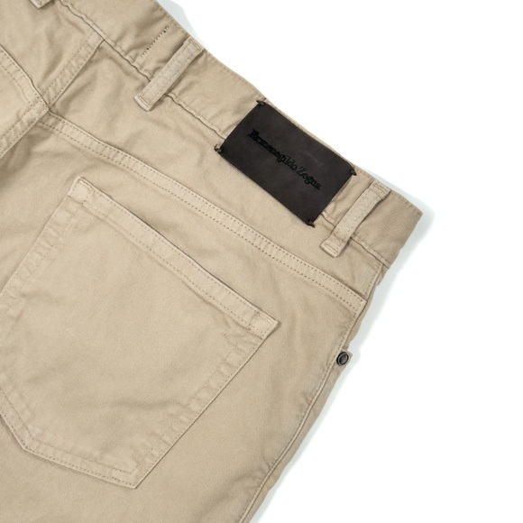 Ermenegildo Zegna 5-Pocket Jeans / Pant 36/32 (tag 38) - Khaki Beige - Picture 3 of 6